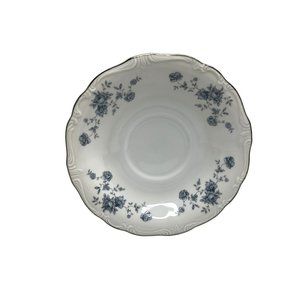 JoHann Haviland Bavaria Blue Garland Saucers Set of 2